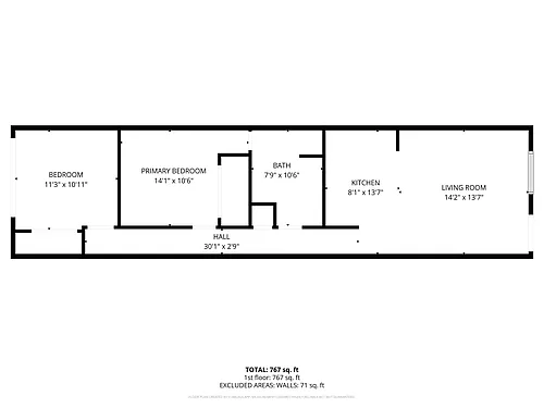Floor plan 2 bedroom