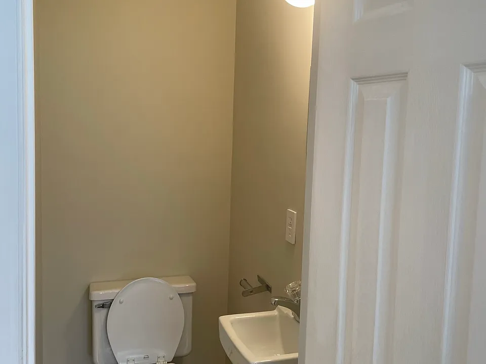First floor half bath
