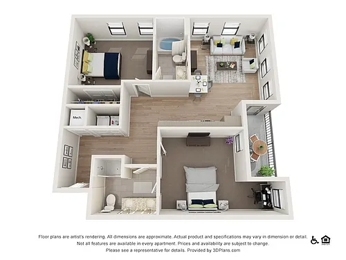 Floor plan 2K