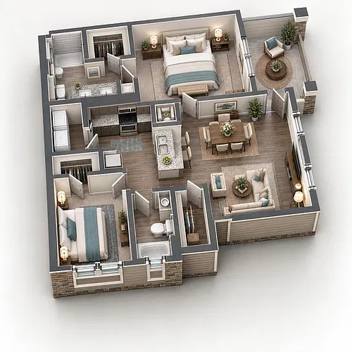 Floor plan B1