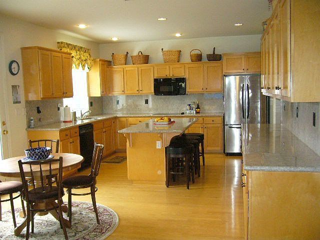 Kitchen with granite
