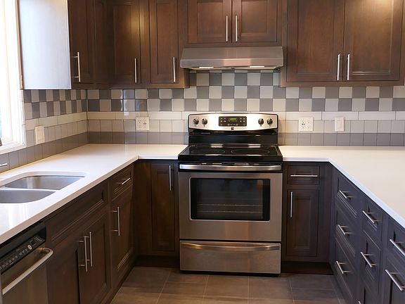 Custom all-wood cabinets