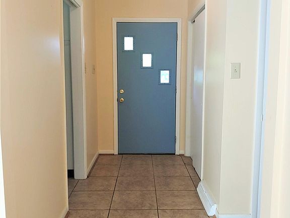 Entry foyer with double closet.