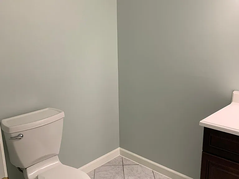 Basement half-bath