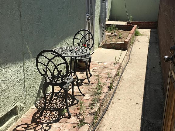 Entrance to place (table is yours for privacy )