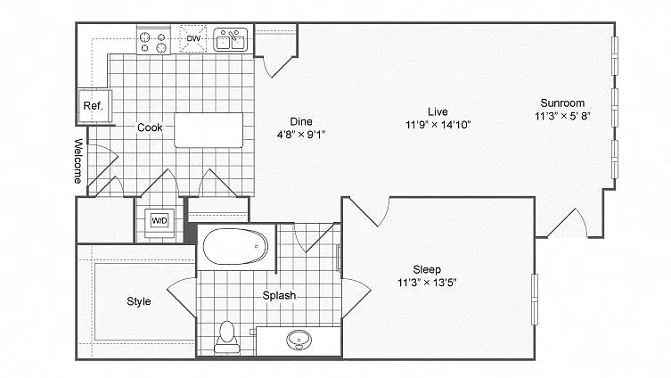 Floor plan A6