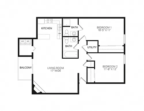 Floor plan Cambridge