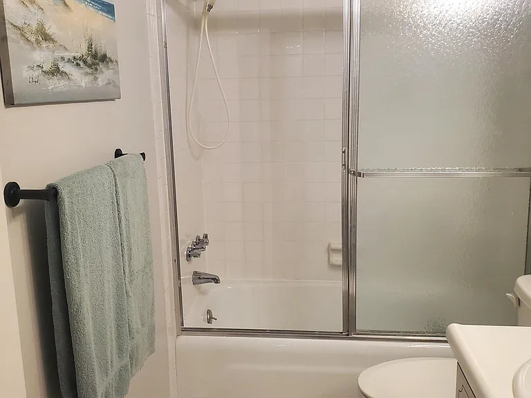 2nd bathroom with bathtub and shower