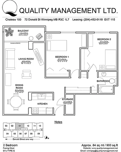 Floor plan 901