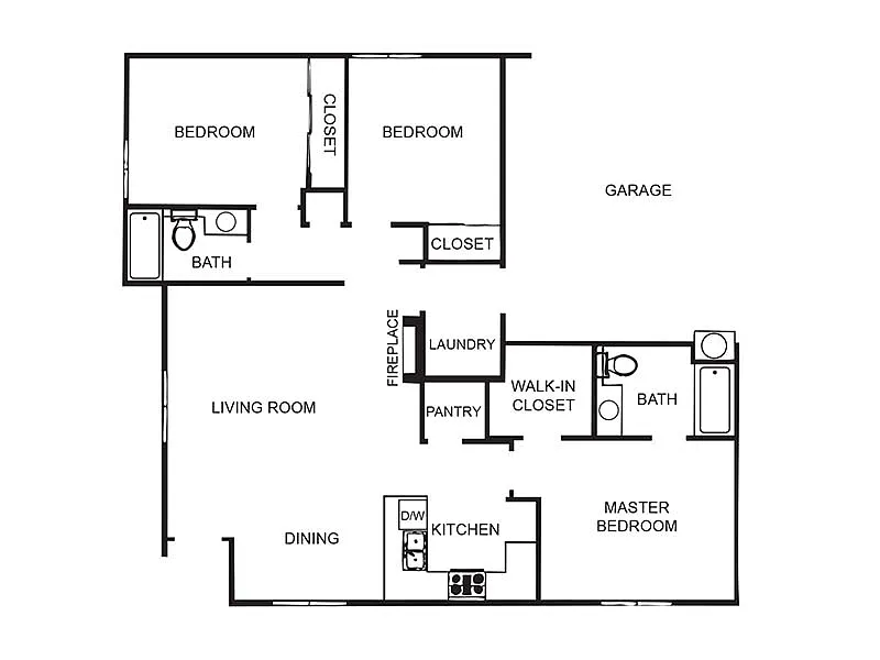 Floor plan 2X2