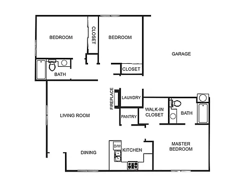 Floor plan 2X2
