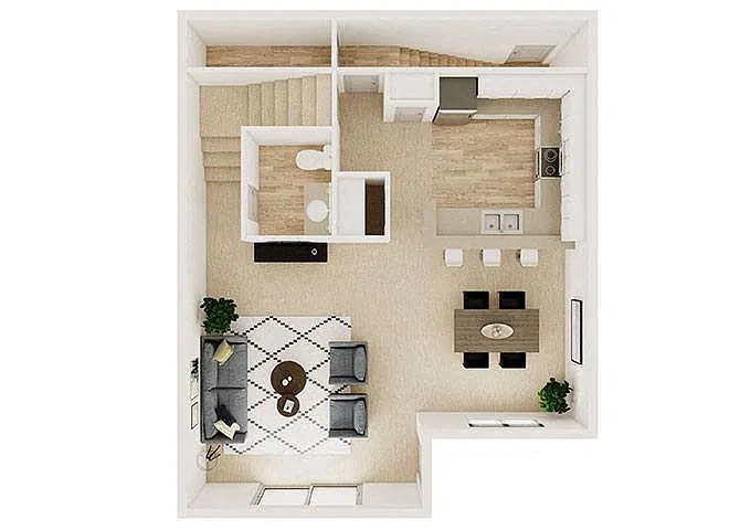 Floor plan Mount Saint Helens