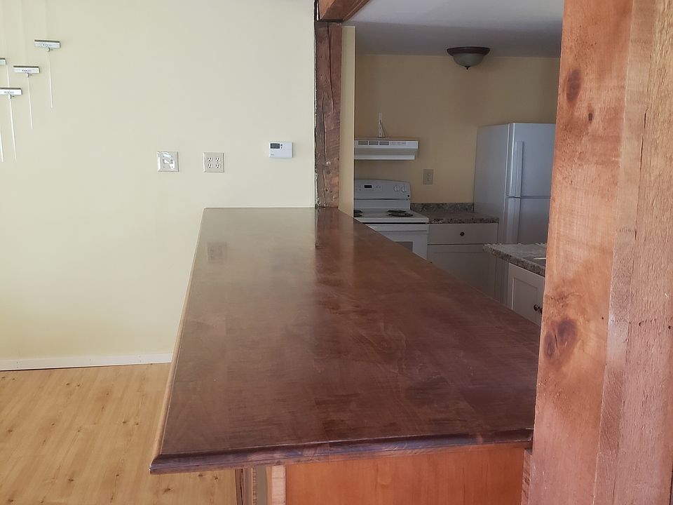 Bar open to kitchen