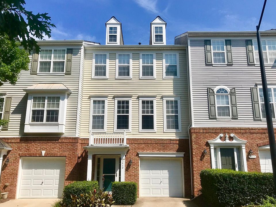 Front of Townhome - 1-Car Garage