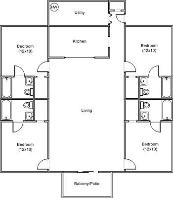 Unit floorplan