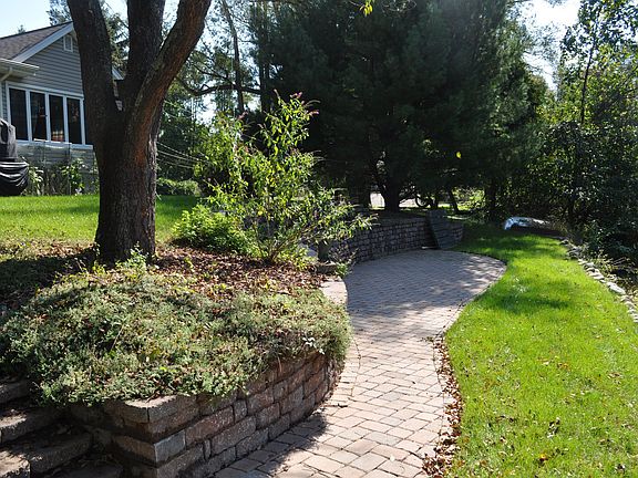 Terrace and patio back of house