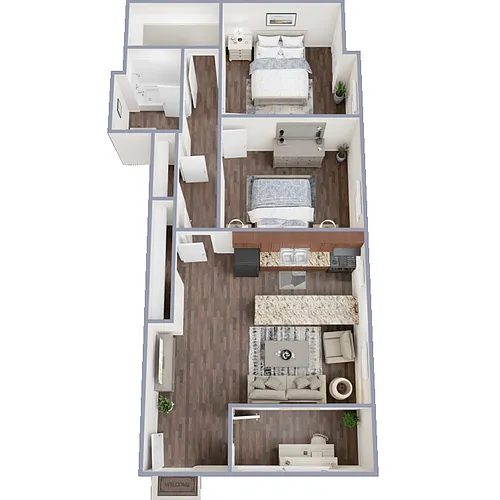 Floor plan B3