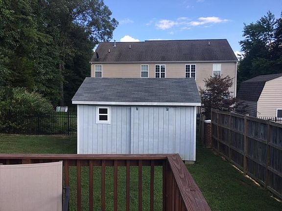 Shed with barn door