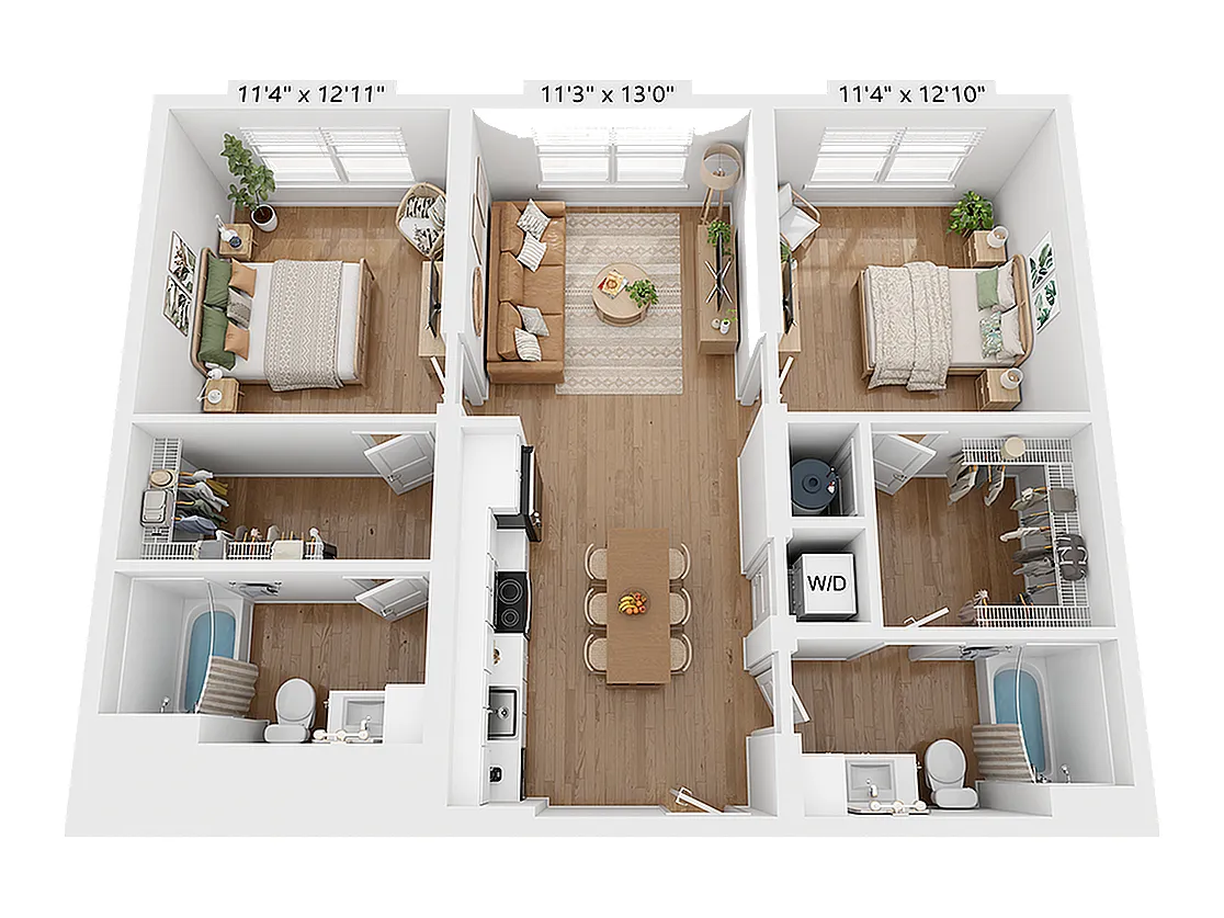 Floor plan B1
