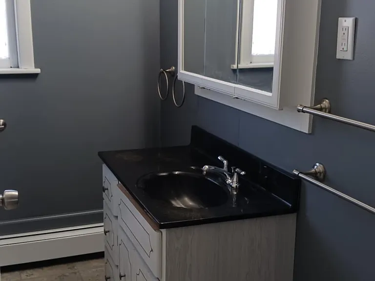 bathroom from hall