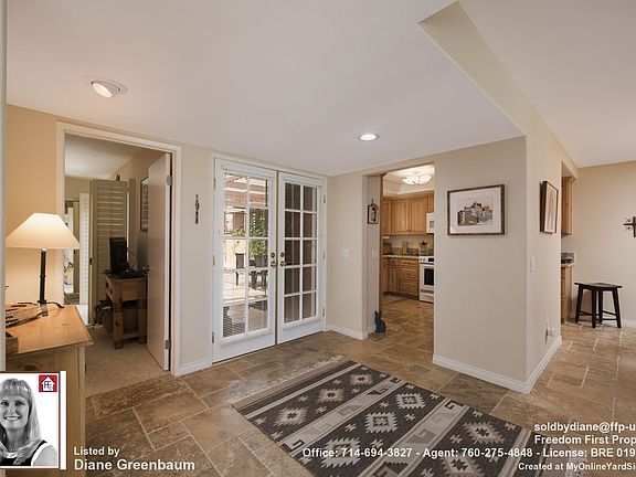 French door entry into home