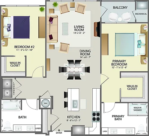 Floor plan Reserve C1