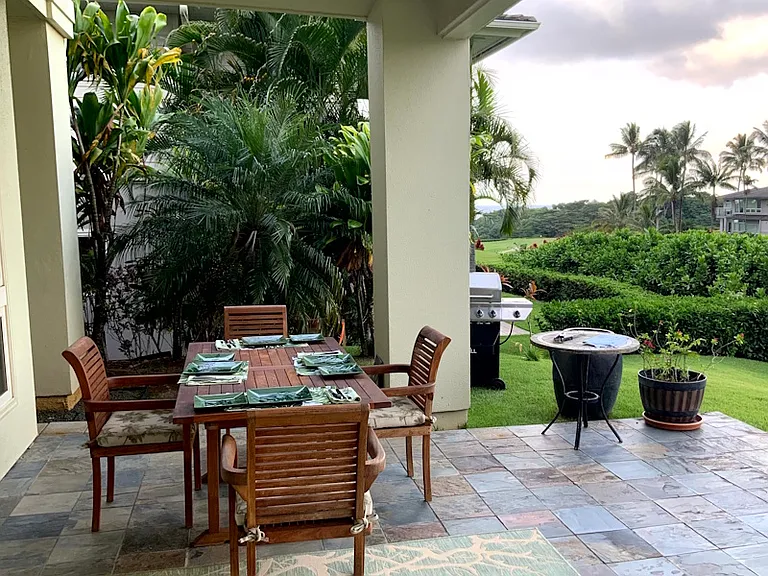 Patio dining