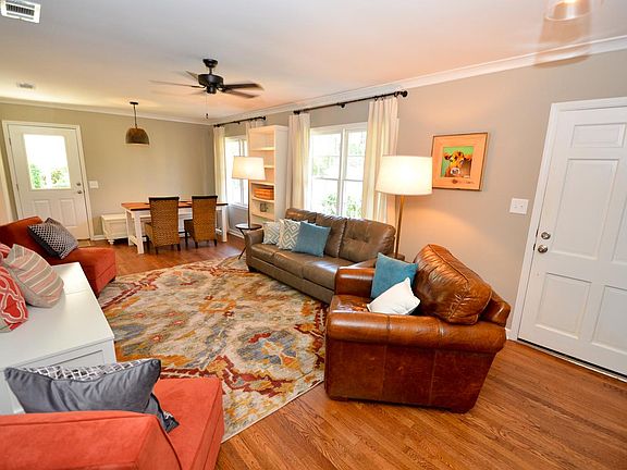 Living room with dining area