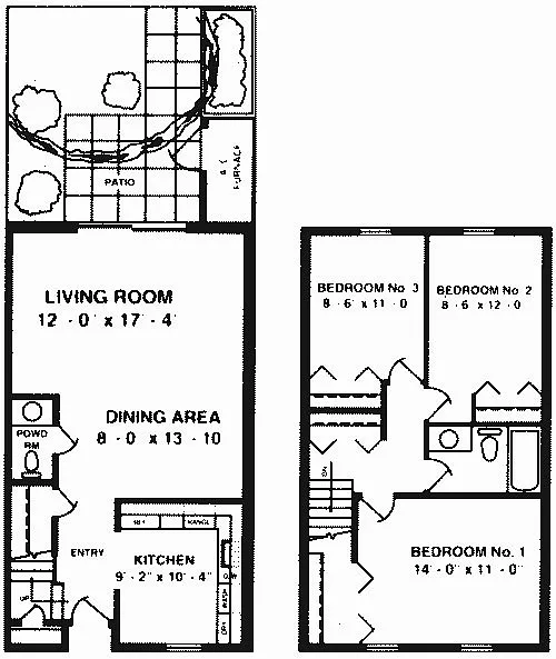 Floor plan Townhome C