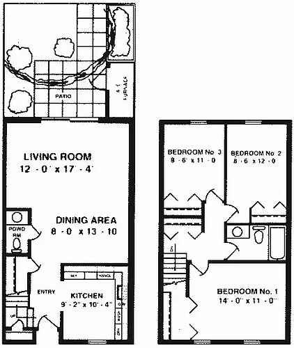 Floor plan Townhome C