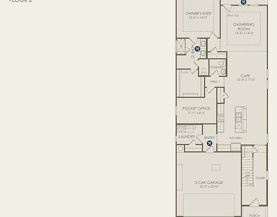 Nordheim Floor Plan, Quick Move-in Home, Floor 1