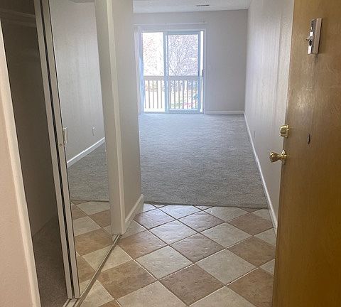 front entry with closet