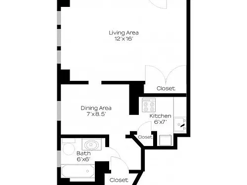 Floor plan Studio