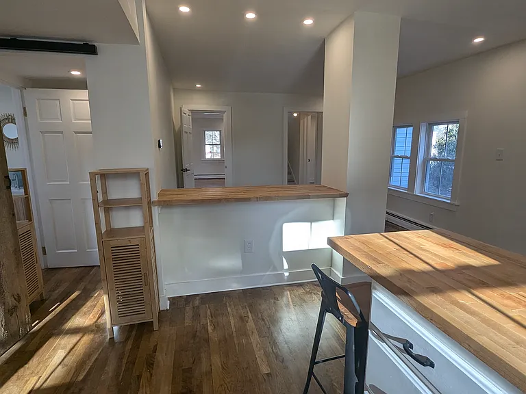 View from kitchen to rest of house
