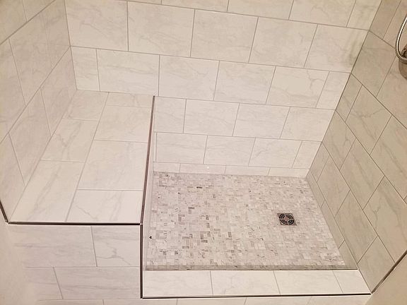 Master walk-in shower
