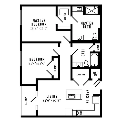 Floor plan B1A
