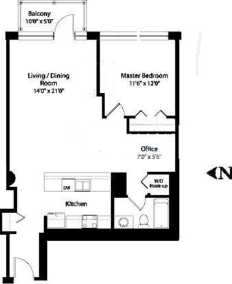 2nd image of 1305 S Michigan Ave APT 911