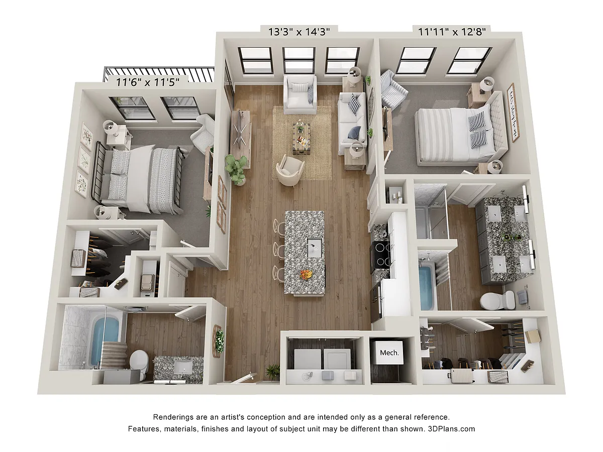 Floor plan B1