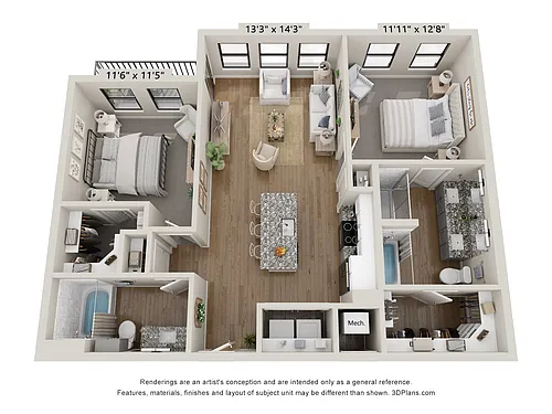 Floor plan B1