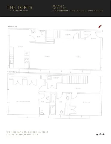 Floor plan Berkley - Fallsview