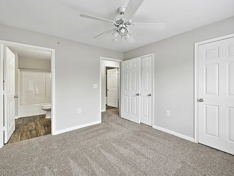 Fully carpeted bedrooms