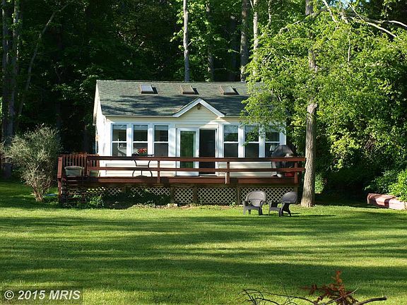 Looking toward house from pier