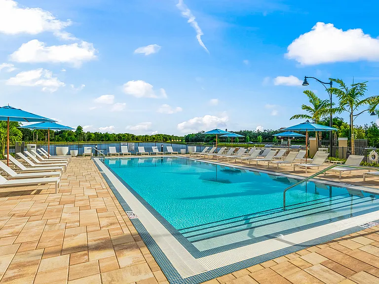 Take a dip in your stunning swimming pool.