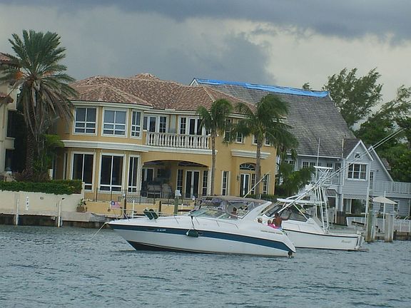 a few houses from this house with its great view of Hillsboro Inlet