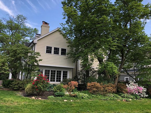 Lush garden on a corner lot