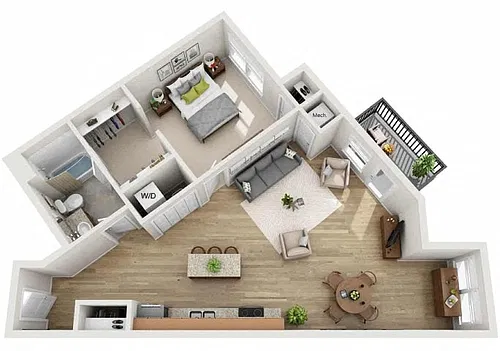 Floor plan D1