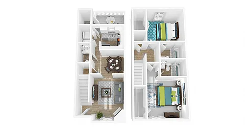 Floor plan Renovated Olive