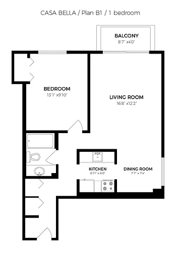Floor plan 1106