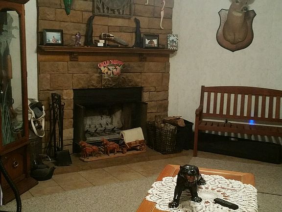 Den in back part of house