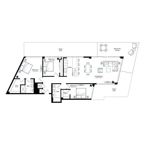 Floor plan PHC1